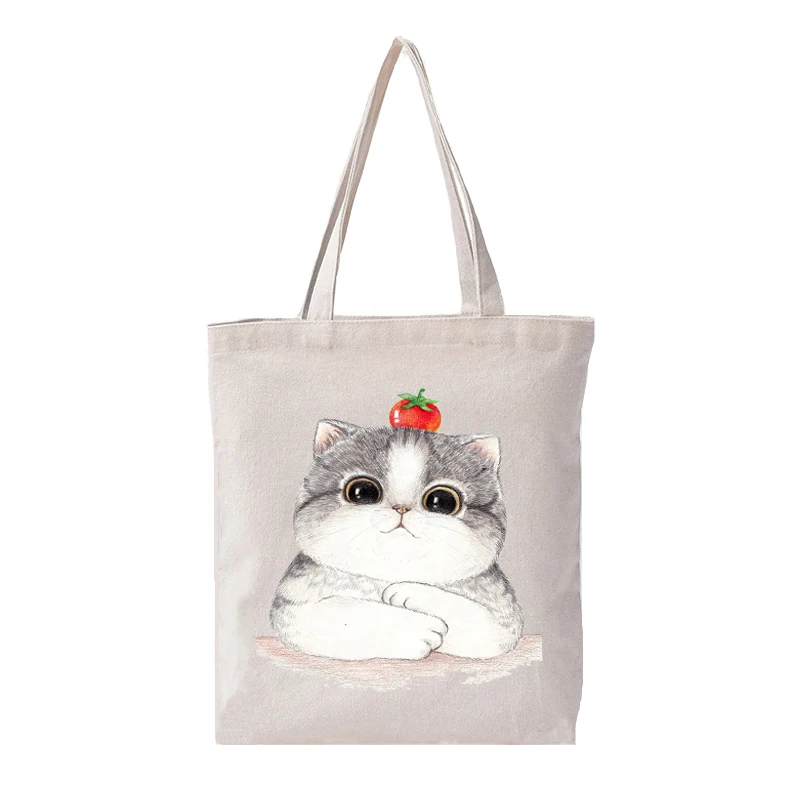 Холщовая Сумка эко-сумка для ежедневного использования складная сумка хранения