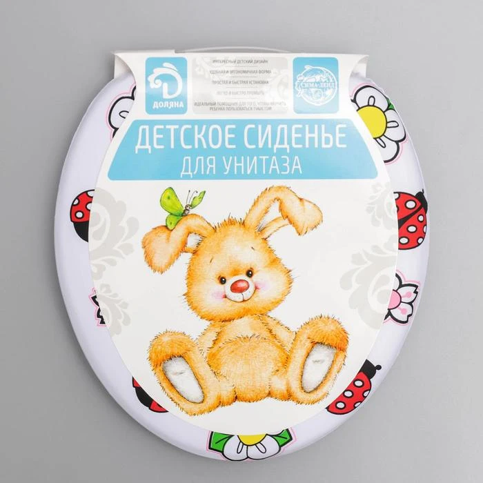 Сиденье для унитаза детское Букашки 29×27×5 см | Строительство и ремонт
