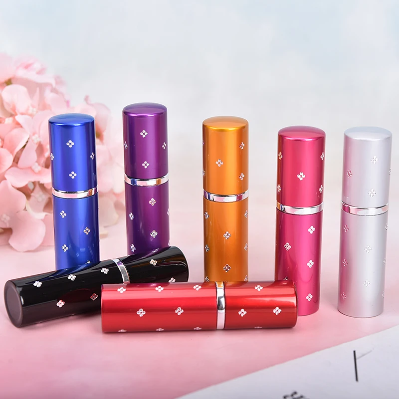 1pc 10ml Mini Portable Empty Perfume Bottle Metal Spray Scent Pump Case Travel Refillable Atomizer 2 Styles | Красота и здоровье