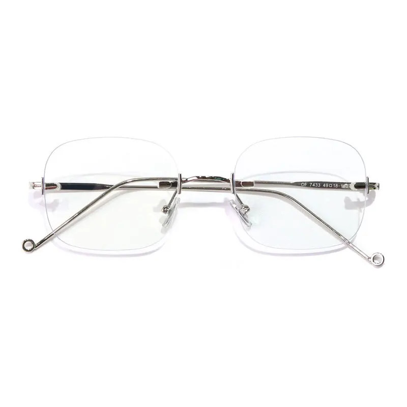

Retro Rimless Shades Sunglasses Luxury Designer Oversize Women Men Sun Glasses Fashion Eyeglasses Vintage Oculos Retro Gafas