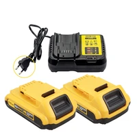 20v 3000mah dcb200 li ion rechargeable battery charger for dewalt dcb203 dcb181 dcb182 dcb201 dcb201 2 dcb205 2 l50 powertool