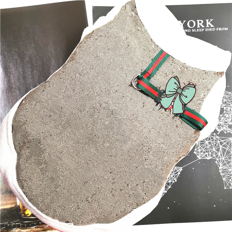 Одежда для собак осенне зимнее пальто два фута хлопковая одежда зимний жилет