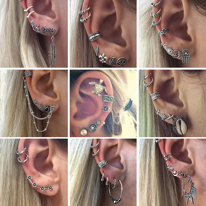 Корейский Стиль нержавеющая сталь серьги для женщин элегантное Золотое кольцо