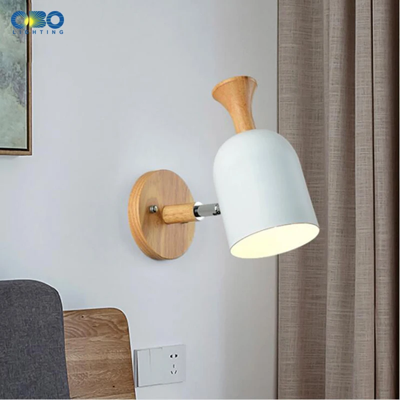 Современный настенный светильник красочный Макарон несколько направления