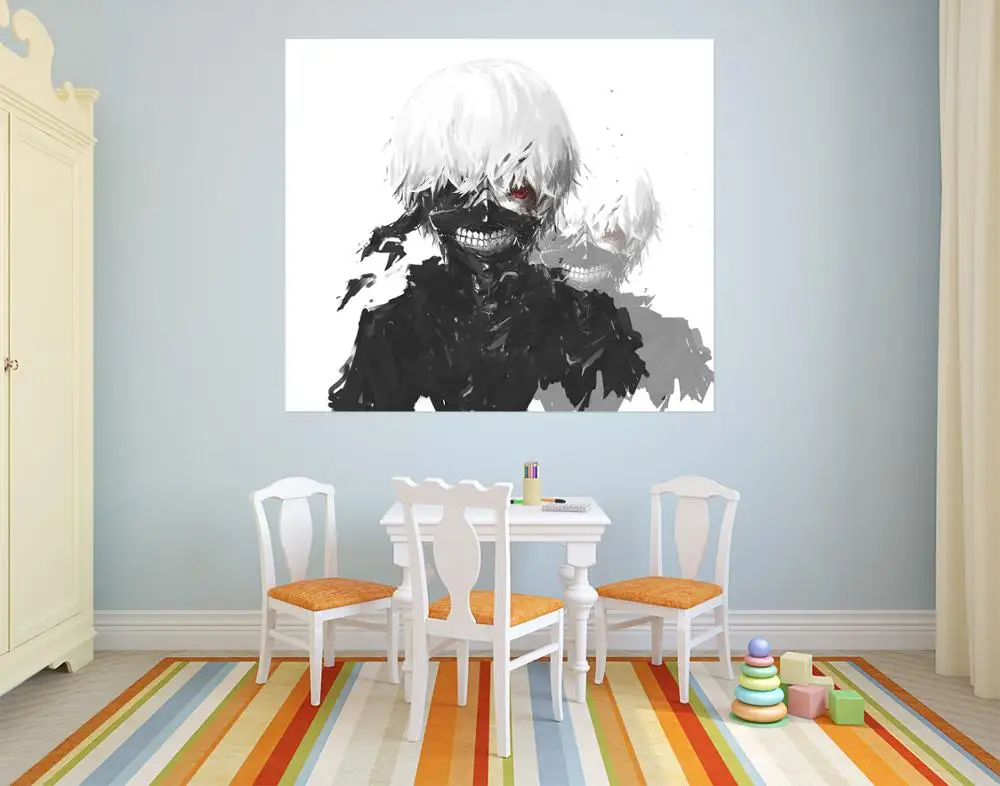 [Self-Adhesive] 3D Tokyo Ghoul 101 Japan Anime Wall Stickers Mural Decal Murals AJ WALLPAPER Belly | Обустройство дома