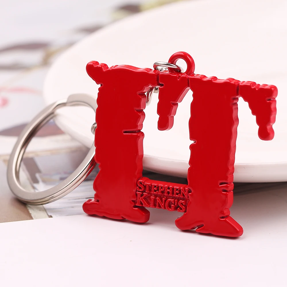 Horror Keychains Pennywise Stephen King's IT Keychain Chucky Face Kings Penny Wise Jason Hockey Keyring Gifts Jewelry | Украшения и