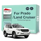 Комплект Светодиодная лампа для освещения салона автомобиля для Toyota Land Cruiser 80 100 200 Prado 120 150 FJ, купольная карта, свет Canbus, без ошибок
