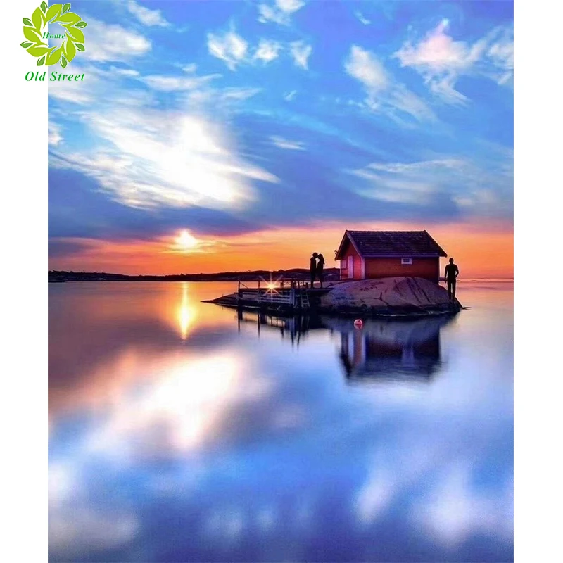 Алмазная живопись OSH пейзаж Полная площадь сделай сам домашний декор мозаика