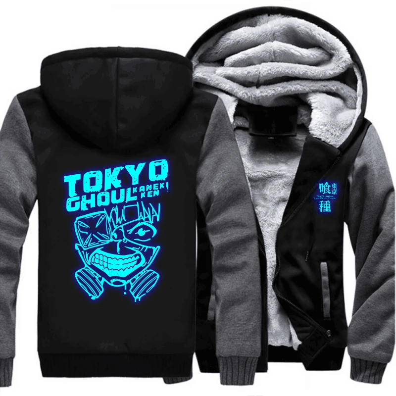 Anime Tokyo Ghoul Hoodie Mens Hoodies Thicken Sweatshirt Coat Jacket Cosplay Costume Wholesale Price