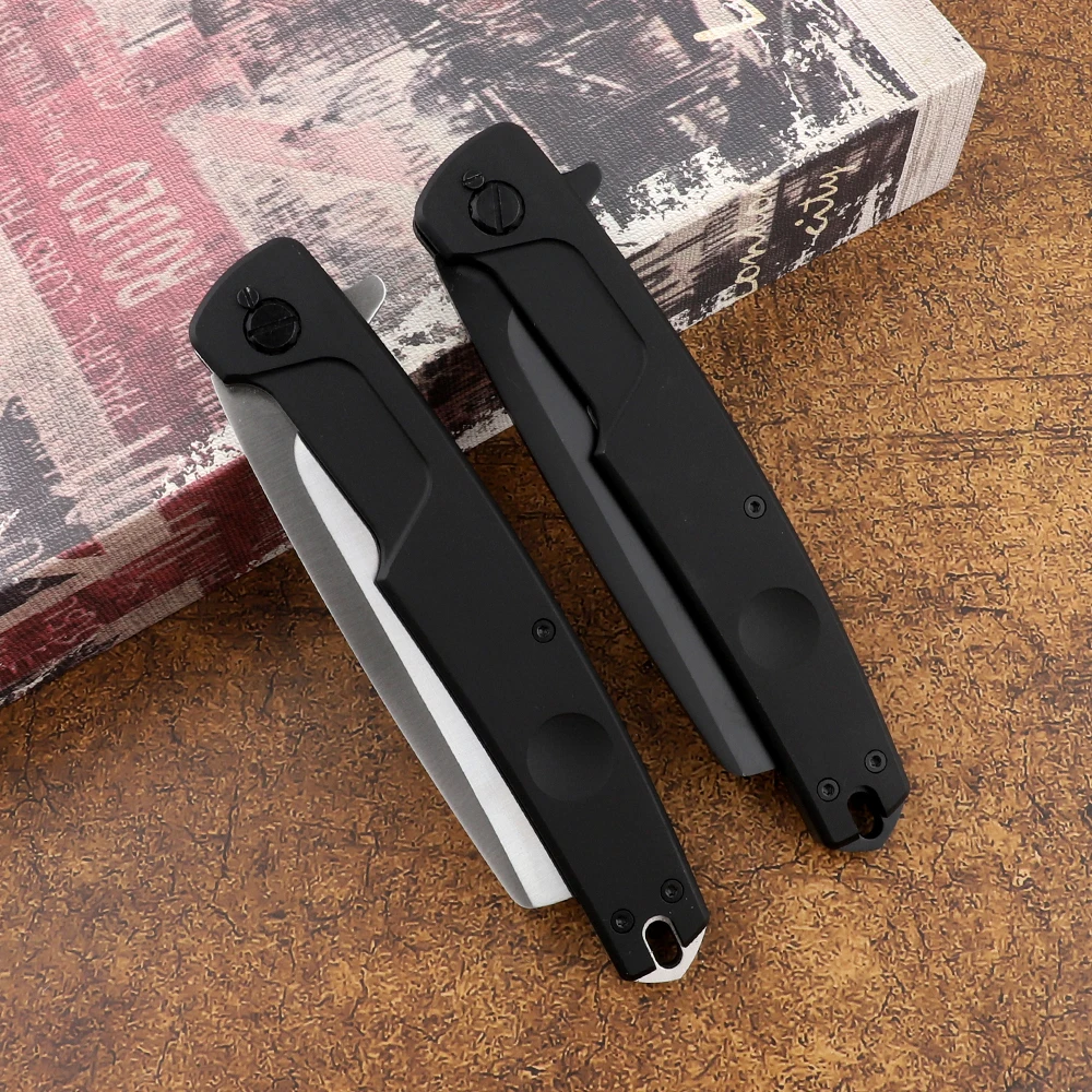 Новинка лезвие N690 с алюминиевой ручкой шарикоподшипник для охоты кемпинга