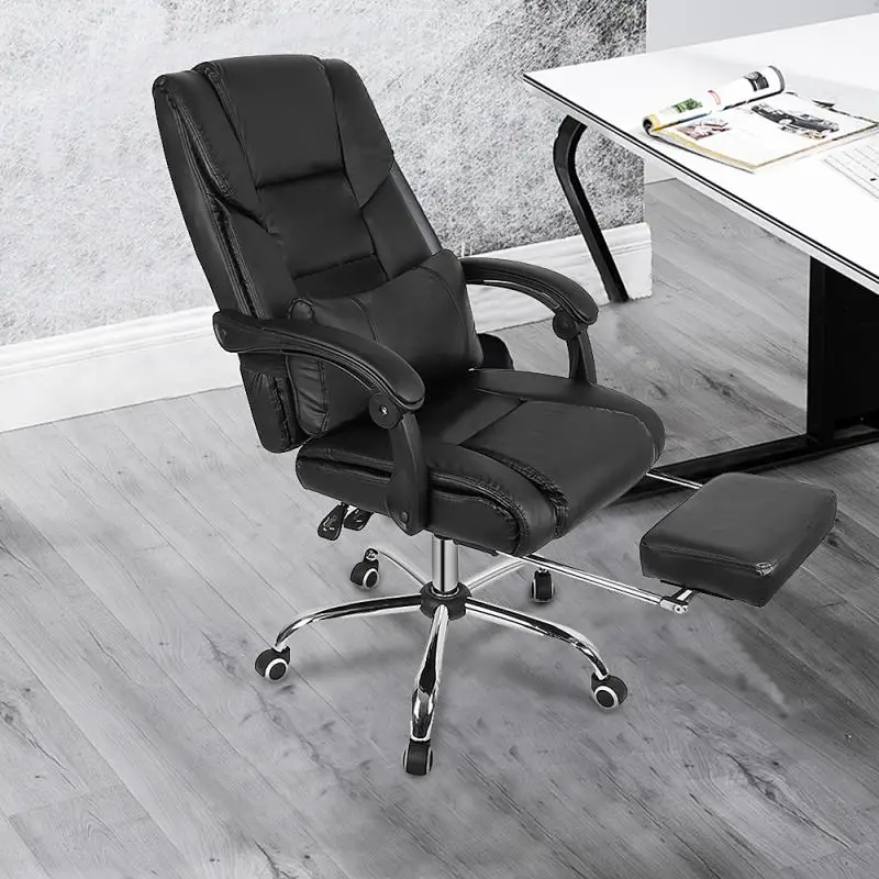 

Офисное игровое кресло из ПВХ, бытовое кресло с функцией подъема и поворота, эргономичное офисное компьютерное кресло, игровые стулья Wcg HWC