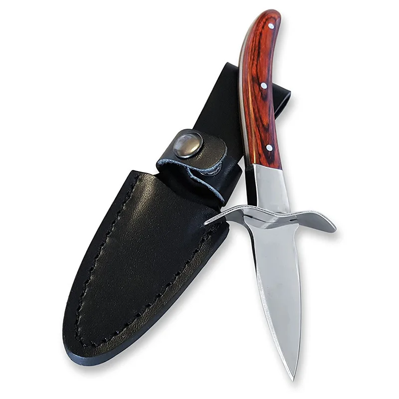 Нержавеющая Сталь деревянная ручка ножа Нож для устриц оболочки инструмент нож