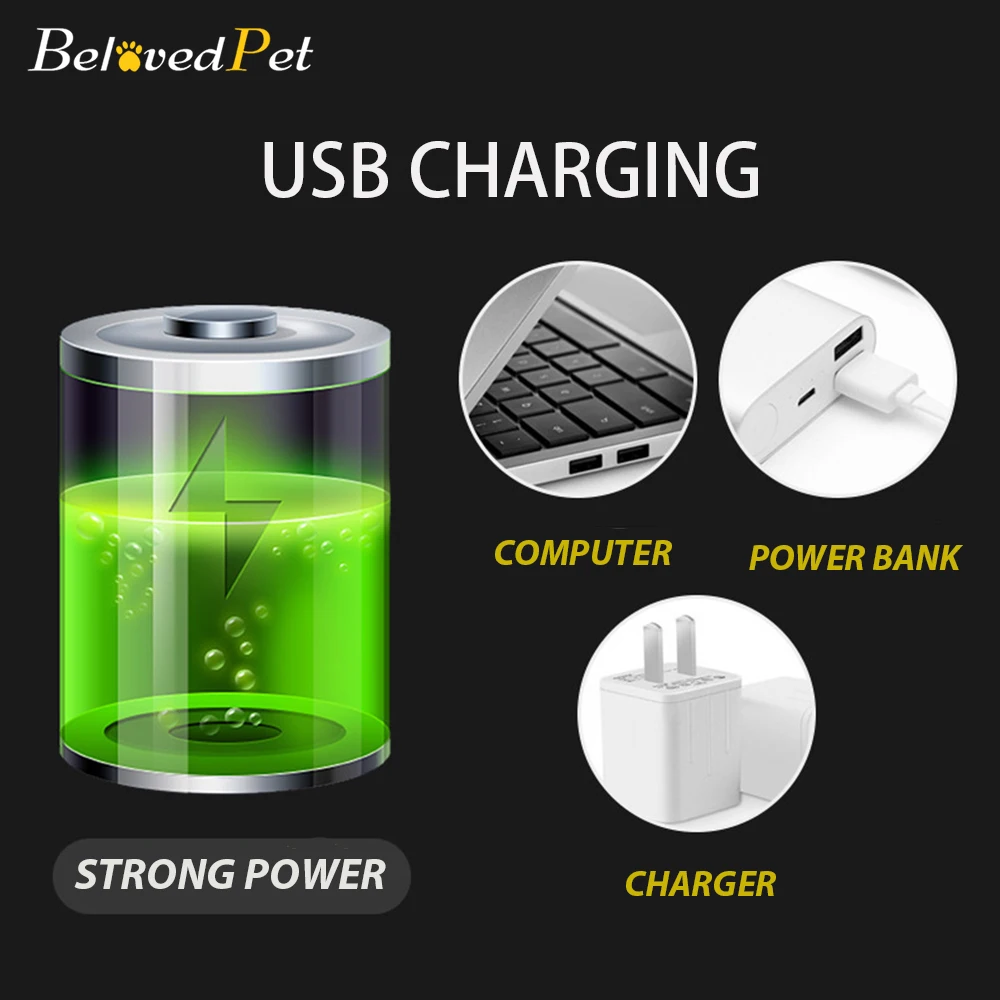 BelovedPet котики Мини электрическая машинка для стрижки волос собака USB