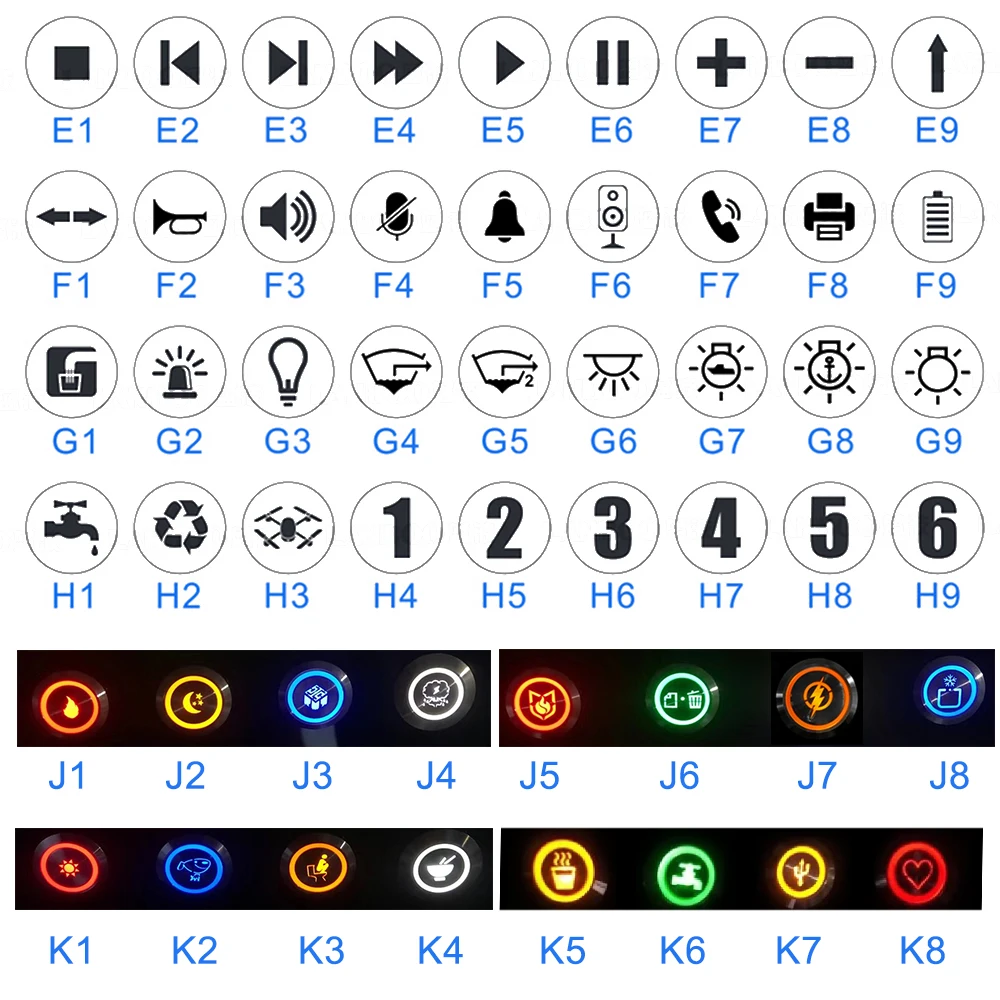 22 мм Кнопка настройки черный корпус фиксация/Мгновенный металлический кнопочный