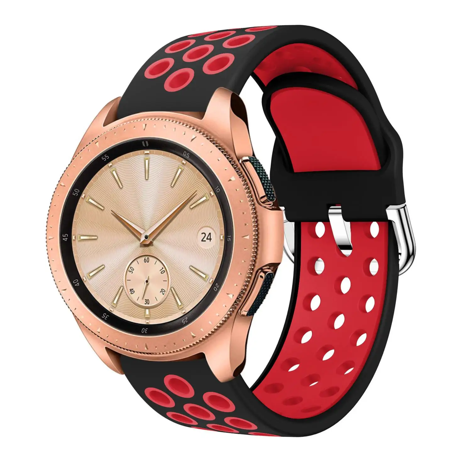 Ремешок силиконовый для Samsung Galaxy Watch 42 мм мягкий спортивный сменный Браслет умных