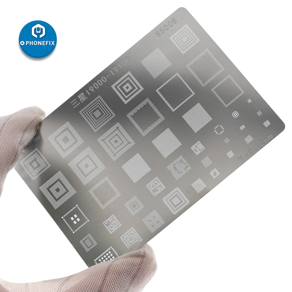 Трафарет BGA для ремонта материнских плат шаблон процессоров и IC чипов Samsung S6 S7 S8