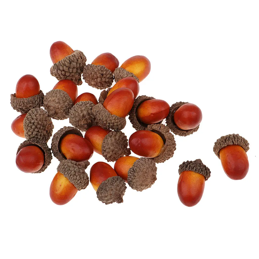 

Искусственные желуди для осени, 20 шт.