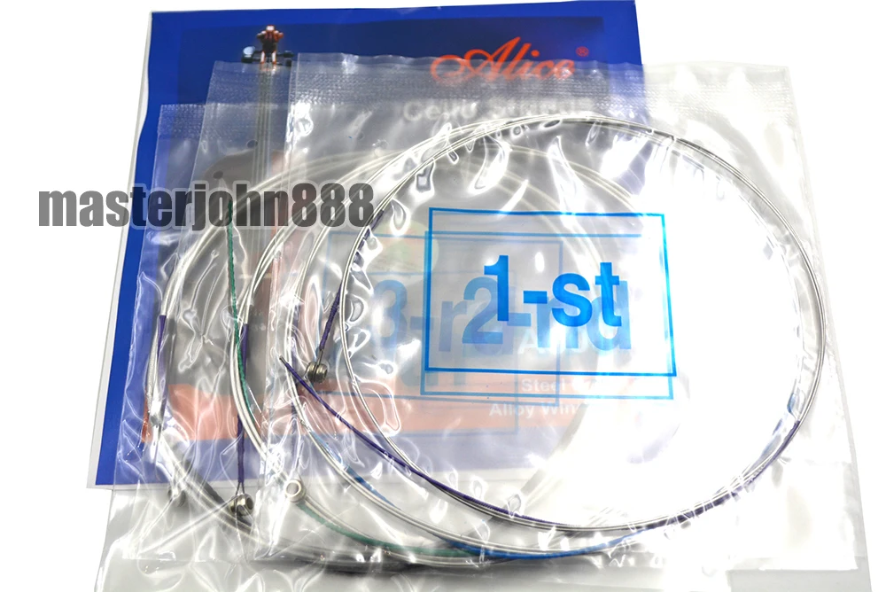 Alice A803 Виолончель струны стальной сердечник и сплав обмотки 1st-4th Бесплатная