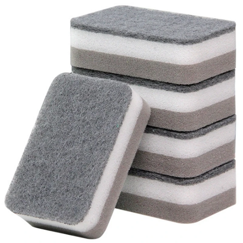 

40PCS Dishwashing Sponge Thickened Cleaning Sponge Kitchen Dish Washing Sponge Scouring Pad Dish Cloth Magic Wipe