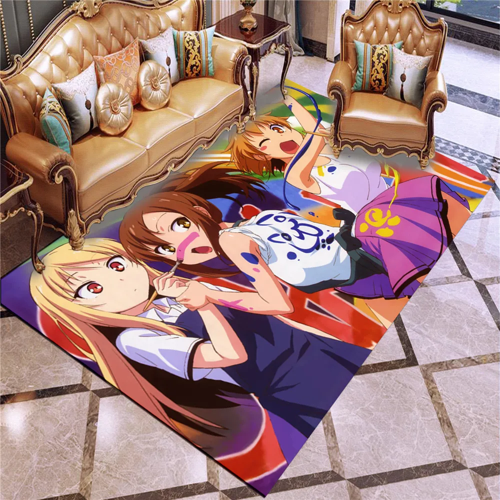 Напольный коврик Sakurasou без домашних животных нескользящий для гостиной аниме |
