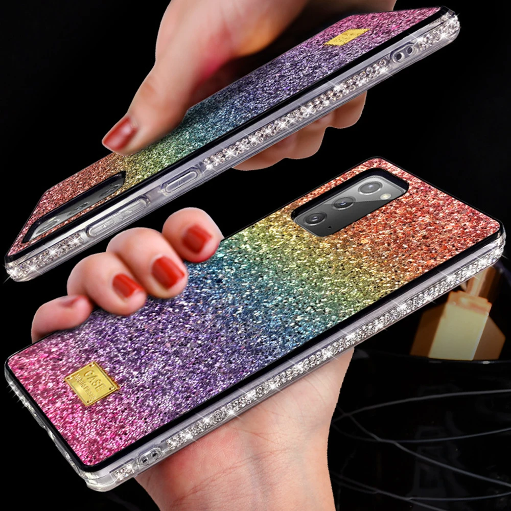 Роскошный блестящий чехол со стразами для телефона Samsung Galaxy S20 FE S10 S21 Plus Note 20 Ultra 10