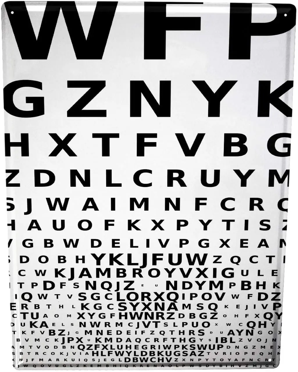 

Retro Ophthalmologist Letter Metal Tin Logo Sign for Home Bedroom Wall Sign Club Club DIY Creative Decoration Plaque 12*8 Inches