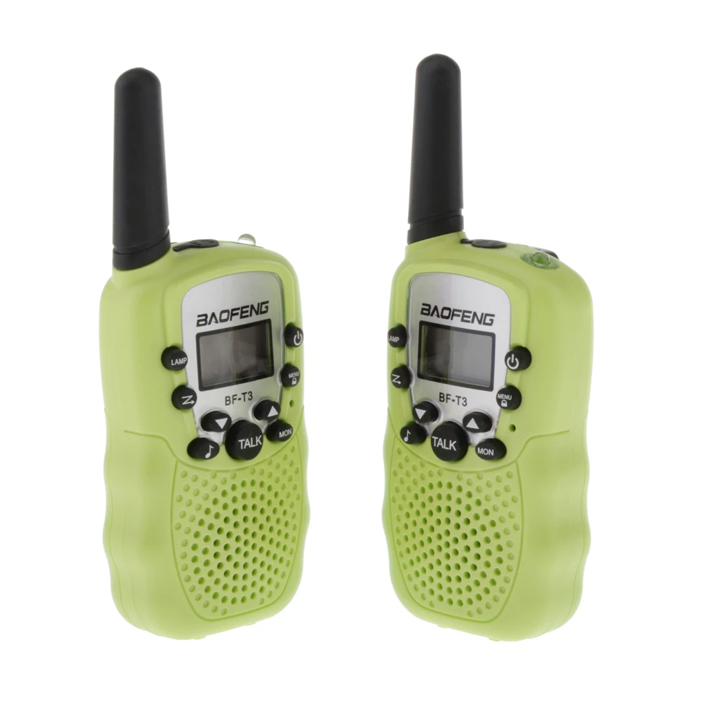 BaoFeng BF-T3, 2 шт, детская рация, 22 канала, портативная, ЕС, двухсторонняя рация, 3-10 км, Переговорная связь для детей