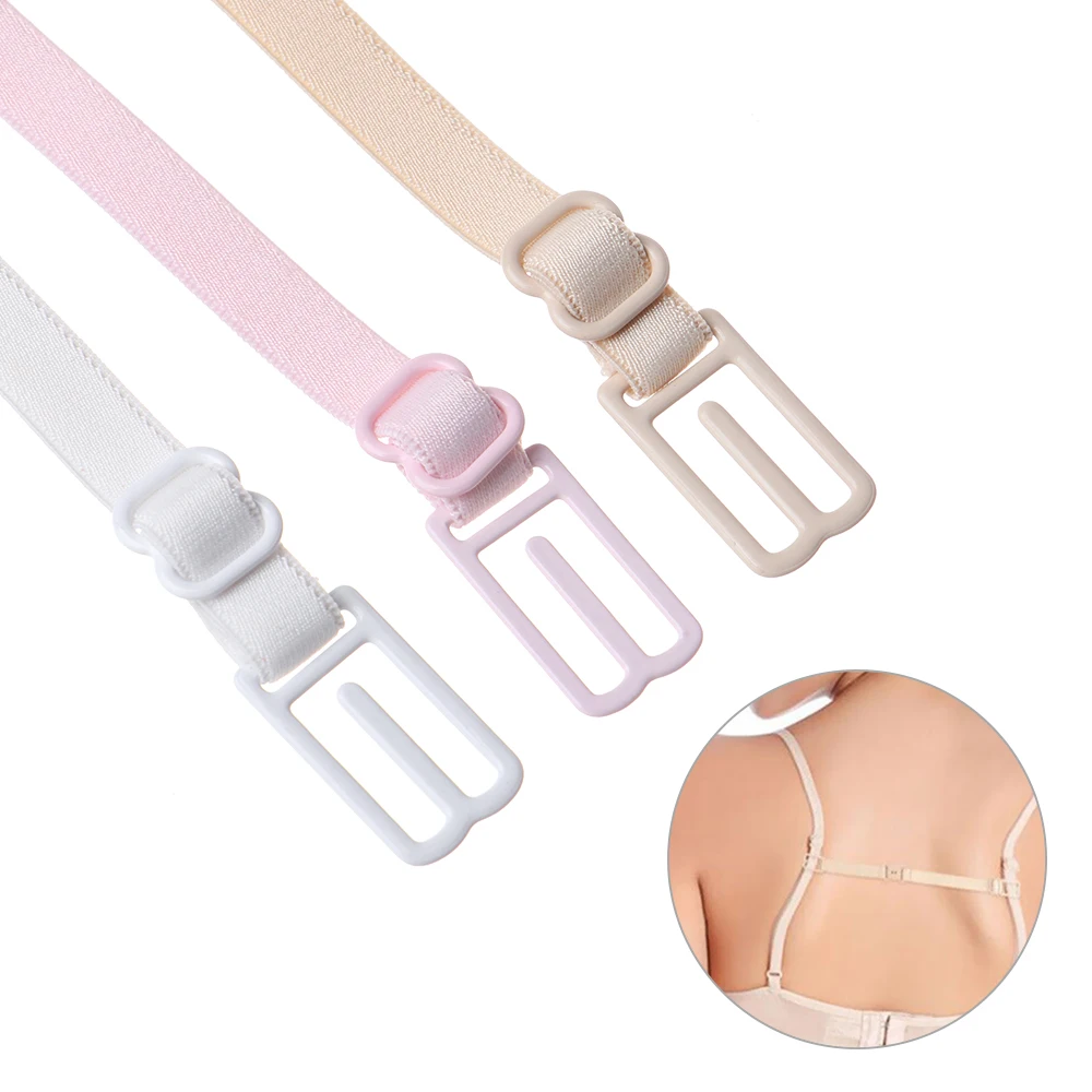 Female Skid-proof Buckle Shoulder Straps Women Non Slip Elastic Adjustable Band Bra Strap Holder Racer Back Clip | Женская одежда