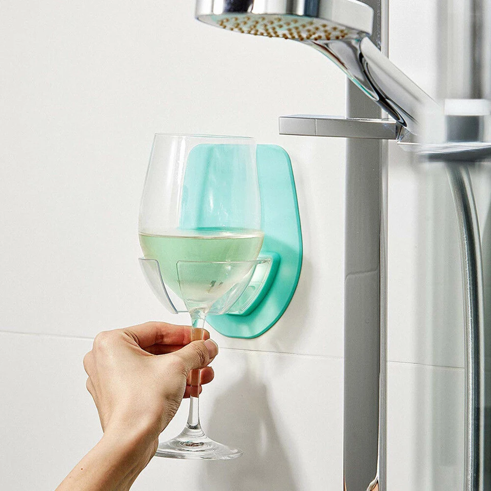 Настенное крепление стабильная простая самоклеящаяся прочная душевая полка для