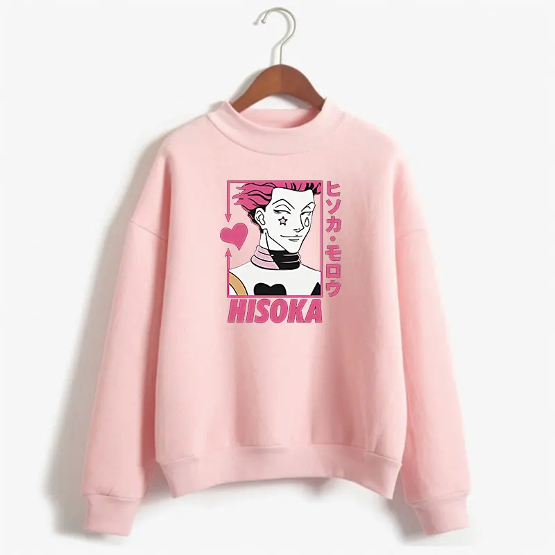 

Толстовка Hisoka в стиле японского аниме Hunter X Hunter, женская, с рисунком Kpop Kawaii, розовая, для косплея, в стиле Харадзюку