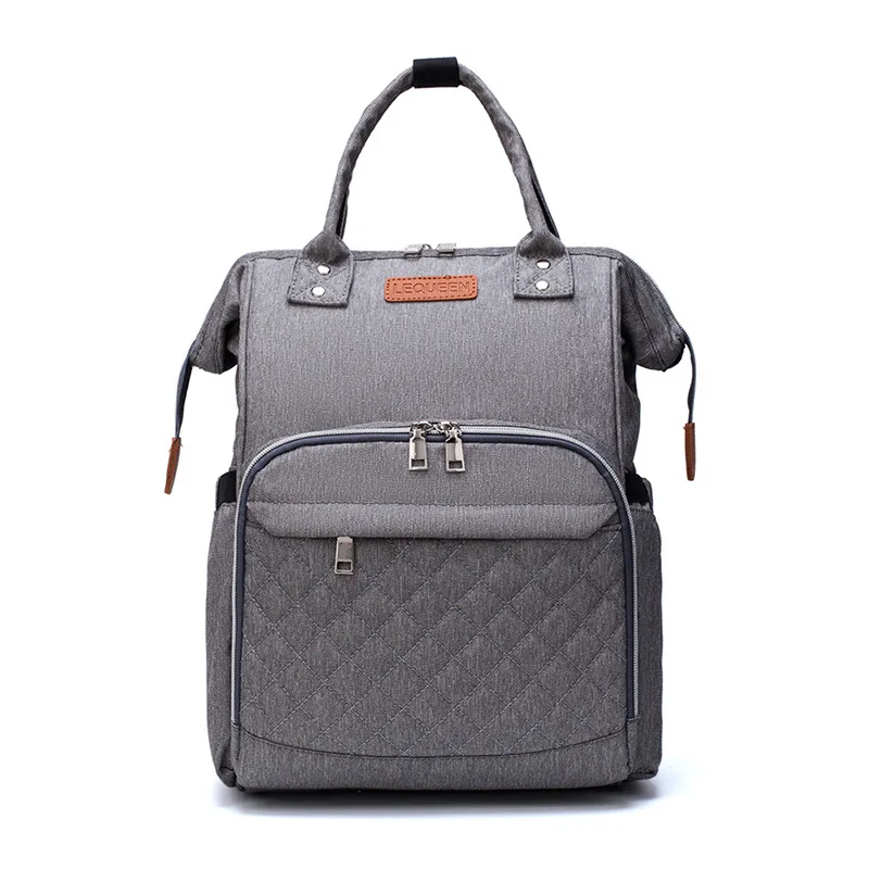 H Lequeen модная сумка для подгузников для мам, брендовая Большая вместительная детская сумка, рюкзак для путешествий, дизайнерская сумка для ухода за ребенком - Цвет: H
