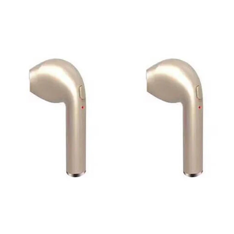1 pair gold GYKZ для I7 TWS Bluetooth 4,1 беспроводные наушники Многофункциональные Стерео наушники мини бинауральные музыкальные наушники для мобильного телефона - Цвет: 1 pair gold