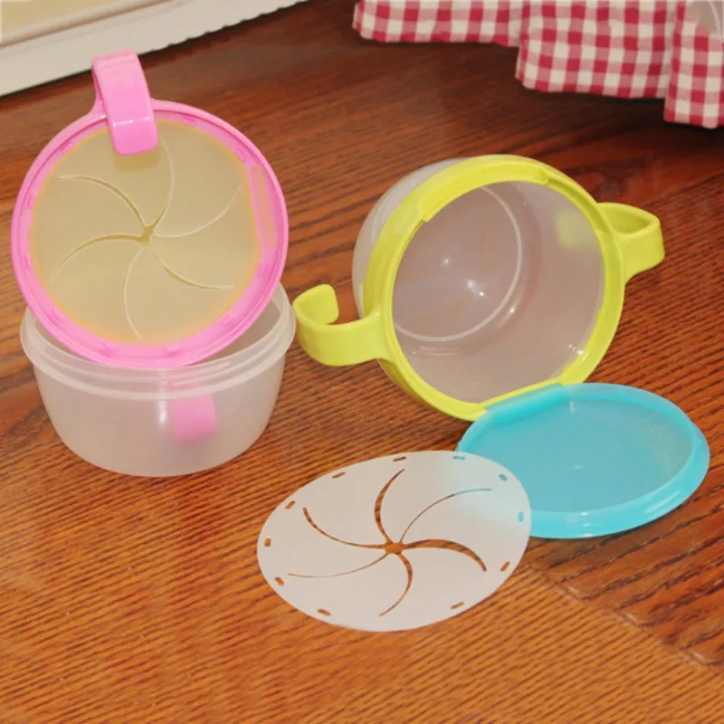 Пластиковая снэк ловушка для маленьких детей с двойной ручкой баночка миска