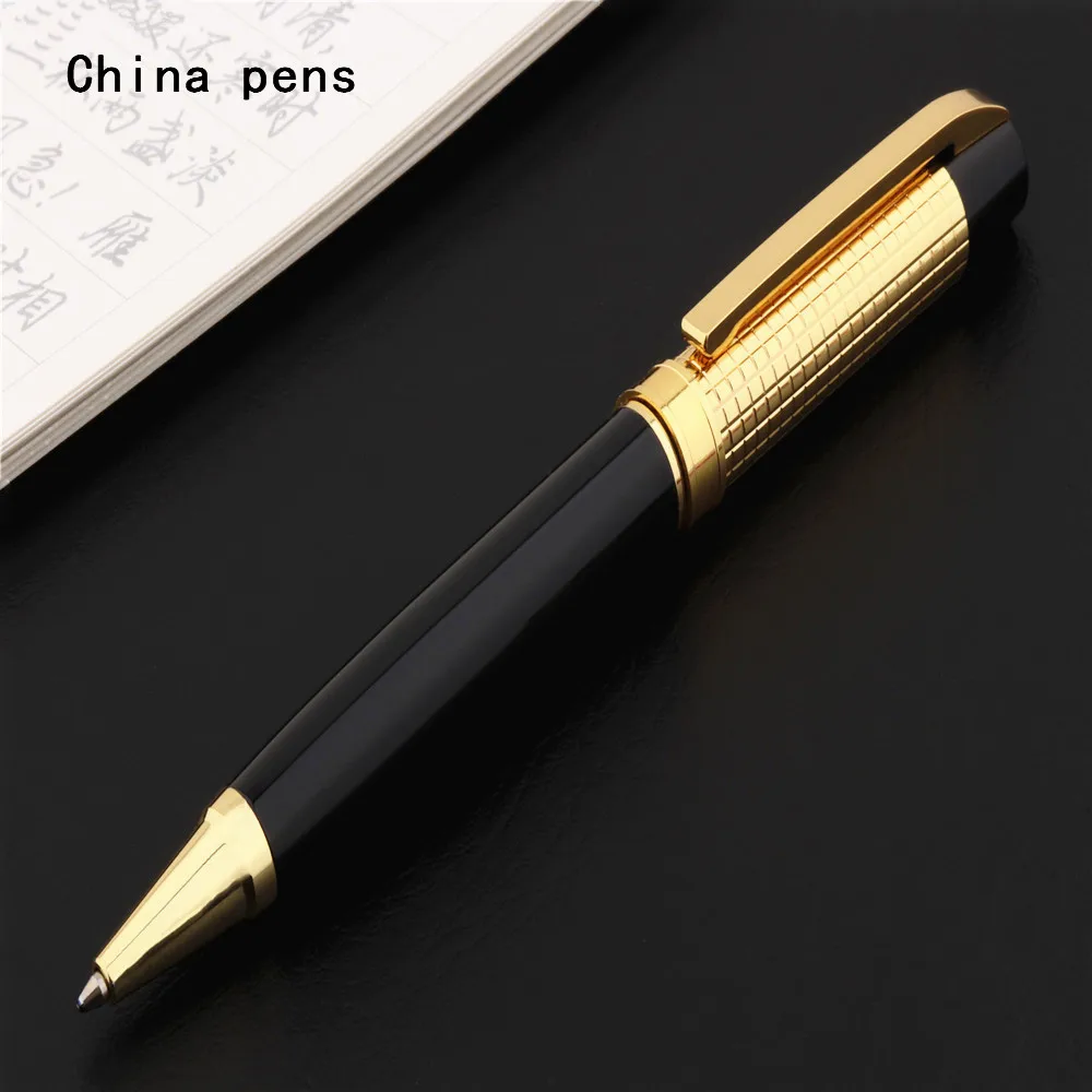 Шариковая ручка для бизнеса и офиса роскошная черная модель 713 школьные