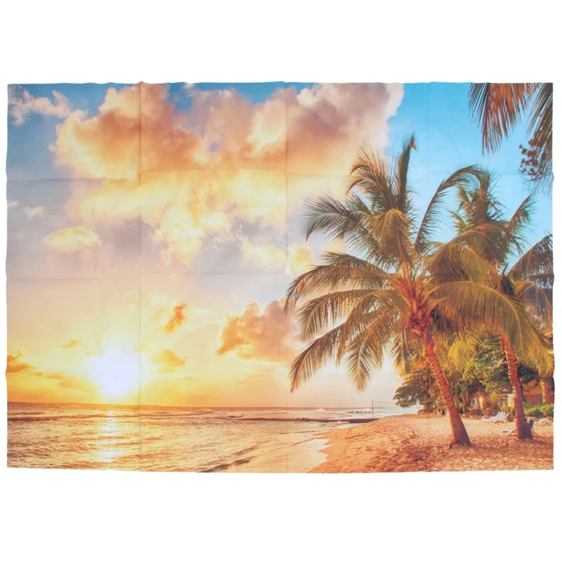 Фоны для фотосъемки виниловые фоны реквизит 5x3FT фото пляж Закат красота |