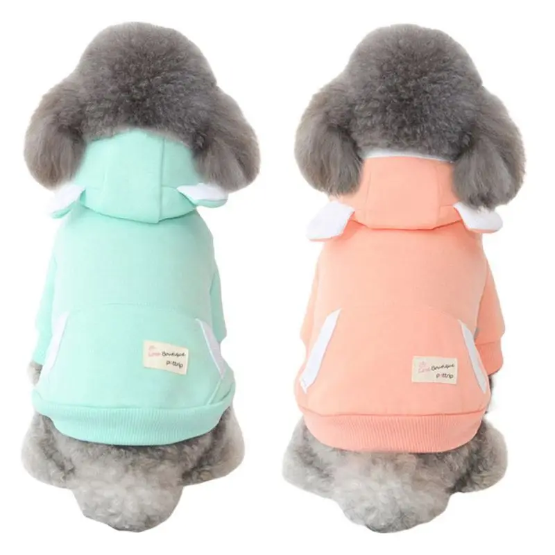 

Warm Dog Winter Clothes Cute Dog Coat Hoodies Fleece Pet Dogs Costume Jacket for French Bulldog Chihuahua Pet Clothing