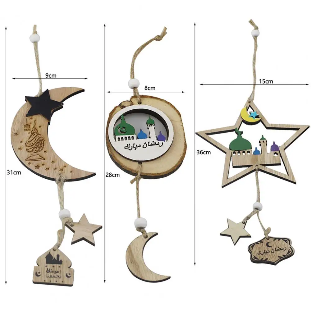 

Hot Sales!!!Hanging Ornaments Exquisite Hanging Design Wood Holiday Crafts Pendant for Indoor Decor