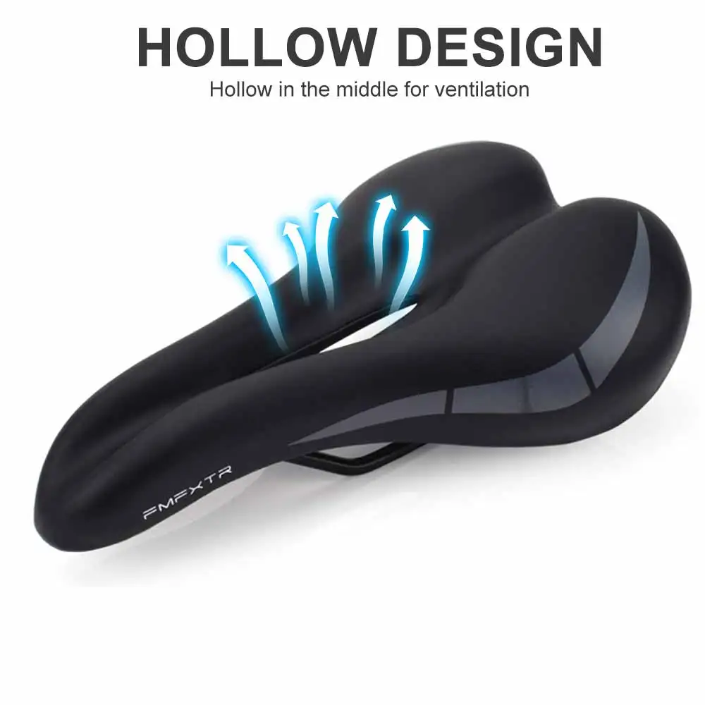 

Bike Seat Bicycle Saddle Pad PU Hollow Soft Saddle Cushion for MTB Road Bike Cycling Riding Accessories Outdoor