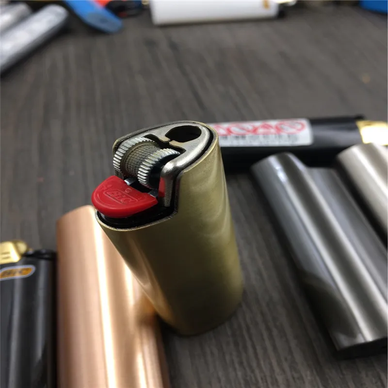 1 шт. металлическая Броня газовая зажигалка оболочка ледяное зеркало J6 Зажигалка