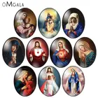 Овальные Стеклянные Кабошоны с плоской задней поверхностью, 13x1, 8 мм18 х2, 5 мм30 х40 мм, 10 шт.