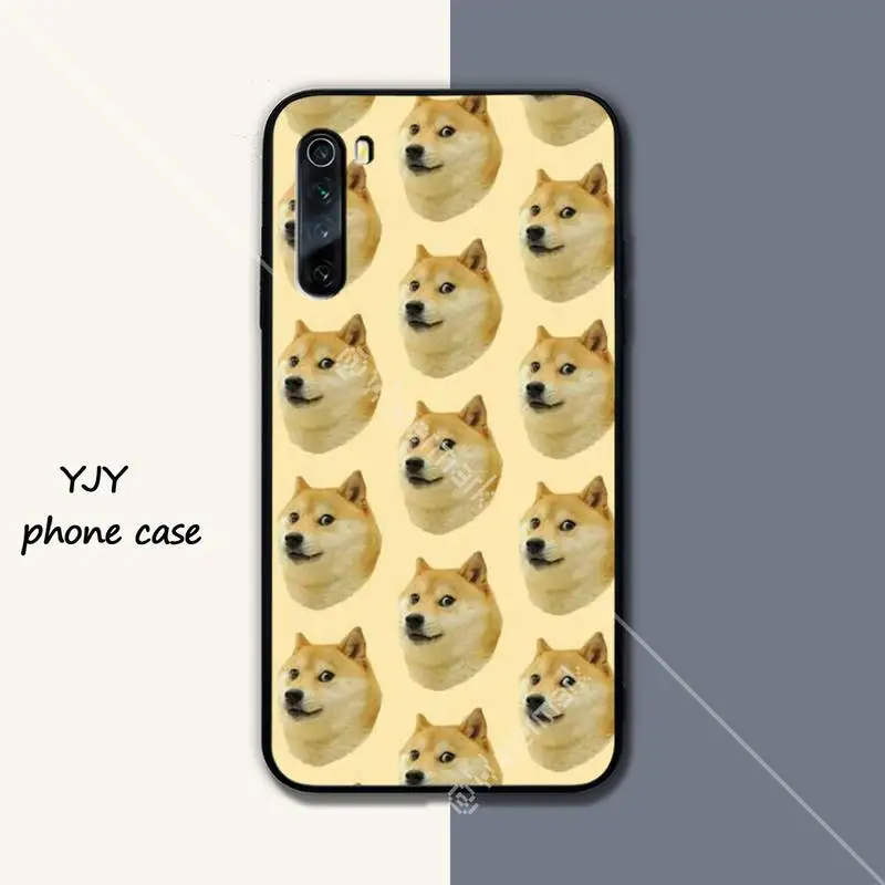 Yinuoda Doge Meme Kabosu черный мягкий чехол для телефона xiaomi redmi 4X 5 plus 6 6A 7 7A 8 8A 9 note 4 T pro max funda