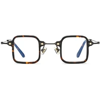 2021new brand design titanium glasses frame retro square men women prescription eyeglasses myopia optical eyewear oculos de grau