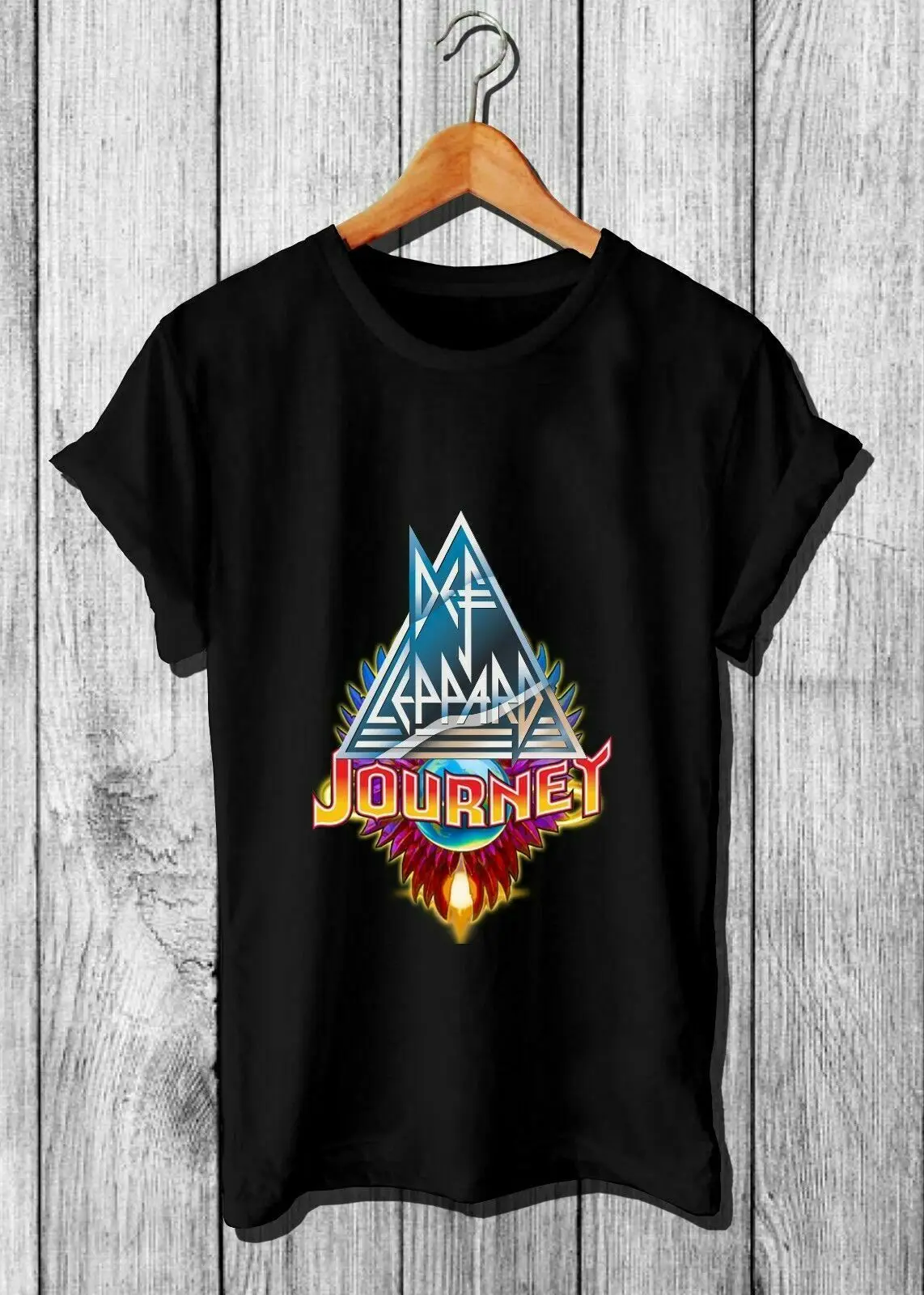 Новый Топ популярный Def Leppard логотип путешествие рокер Футболка мужская