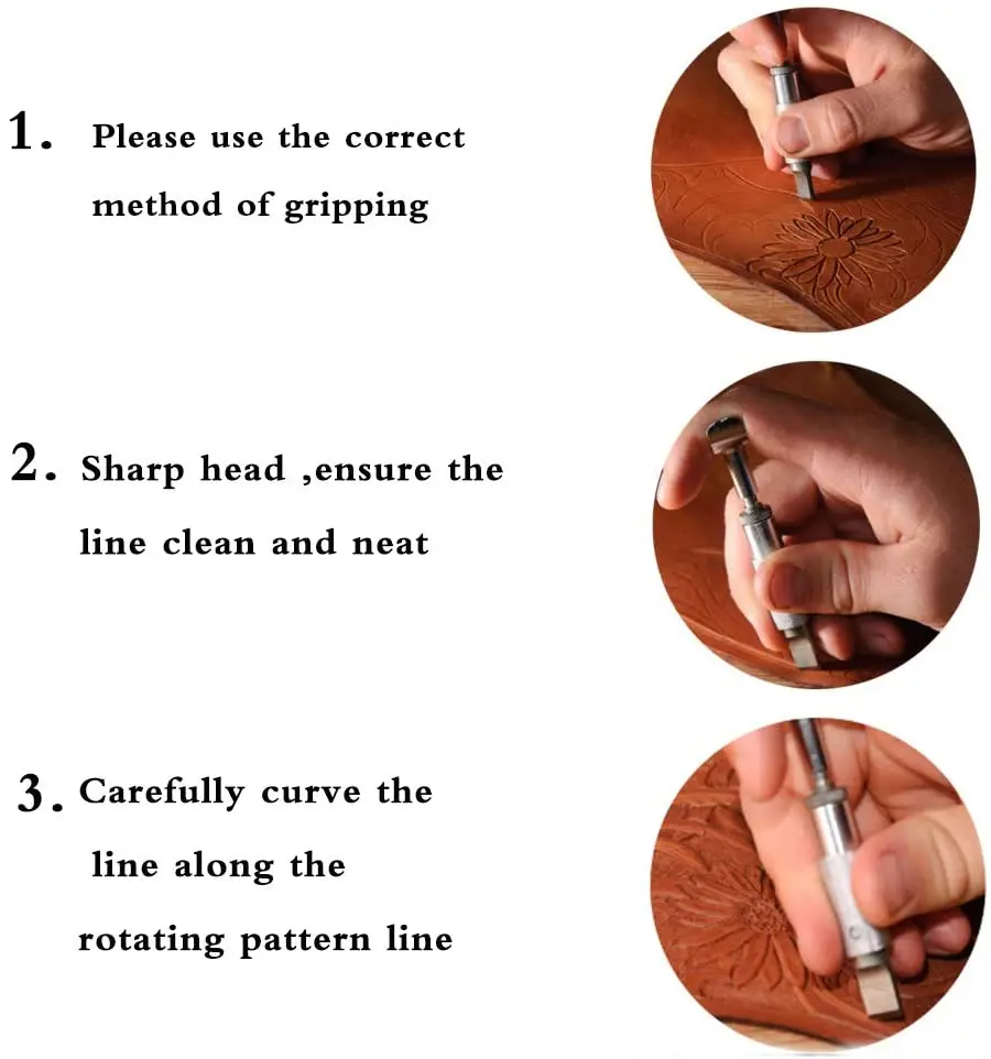 Набор инструментов для работы с кожей LMDZ профессиональные инструменты ручной