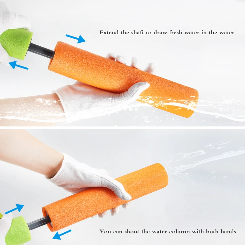 Пенопластовый водяной пистолет для стрельбы суперпушка игрушки детей летняя