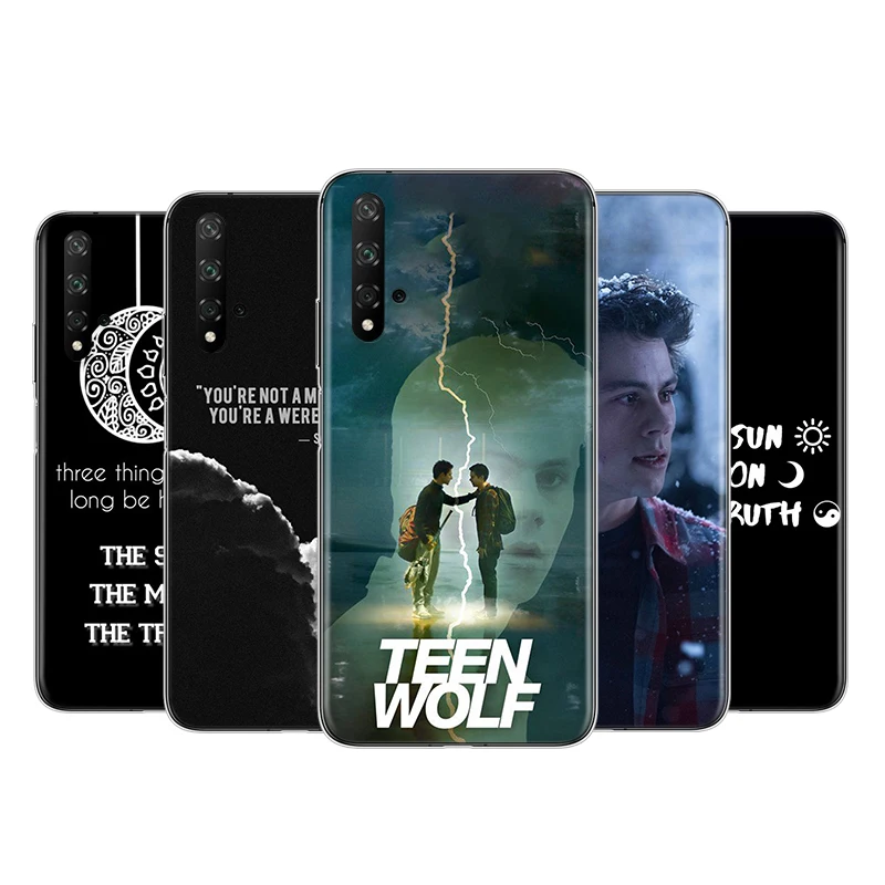 

Teen Wolf story Silicone Cover For Honor 9 10 X10 9A 9C 9S 9N 10i 10X 9X Lite Pro 5G Transparent Phone Case