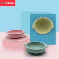 bpa free baby silicone plate kid tableware food grade silicone non slip baby dish infant toddler dinnerware