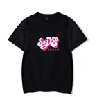 Повседневная футболка Doja для мужчин и женщин, праздничный уличный стиль с принтом кота и граффити, милая Новинка, детские футболки в уличном стиле, весна-лето
