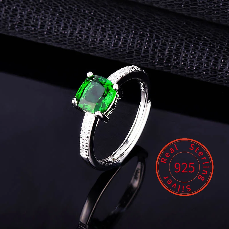 

Sapphire Blue Topaz Diamond Ring for Women 925 Sterling Silver Color Diamond Ring Wedding Engagement Ring Fine Jewelry