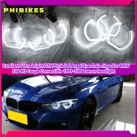 excellent ultra bright dtm style led angel eyes halo rings for bmw e46 m3 coupe convertible 1999 2006 xenon headlight